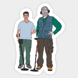 Russell & Hugh - DMDC - Detectorists Sticker